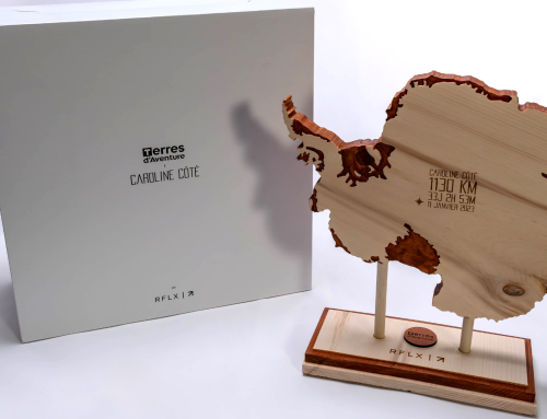 Caroline Côté – Custom wooden trophy